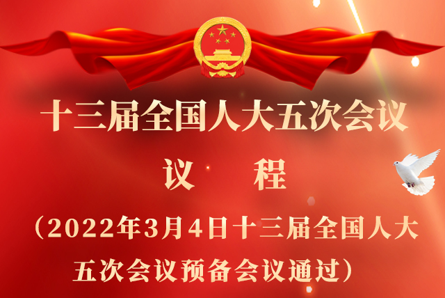 微海報(bào)|全國(guó)人大會(huì)議議程來(lái)了！
