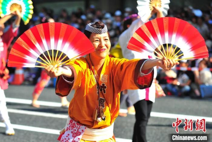 日本仙臺(tái)七夕祭。孫冉 攝