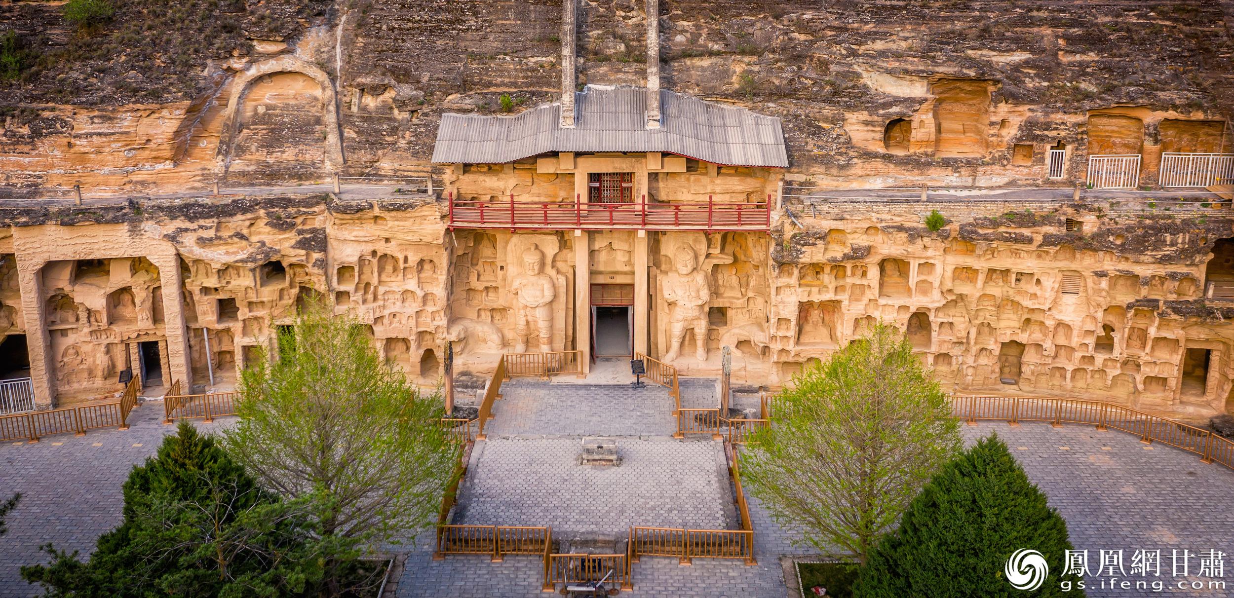 北石窟寺始建于北魏，經(jīng)多個朝代增修形成密集窟龕。北石窟寺文物保護(hù)研究所供圖