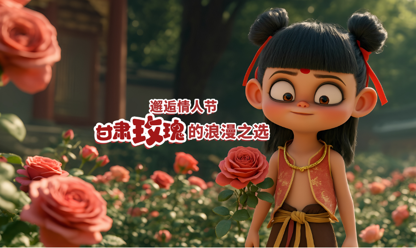 AI視頻 | 邂逅情人節(jié)，甘肅玫瑰的浪漫之選