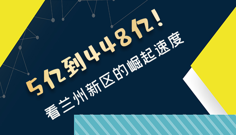 圖解|5億到448億！看蘭州新區(qū)的崛起速度